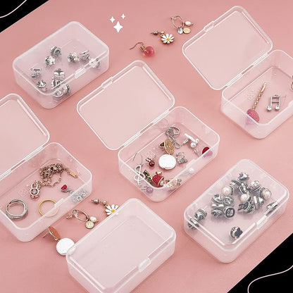 6 Packs Small Plastic Storage Containers, Bobby Pin Holder - Image 5