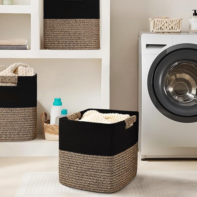 12 Inch Storage Cubes, 3 Pack Cube Storage Bins - Image 4