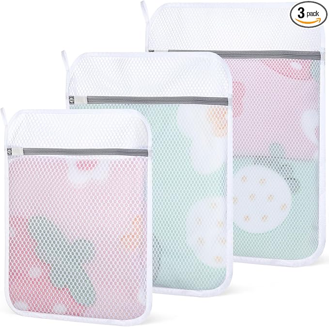Dntorx 3 PCS Durable Honeycomb Mesh Laundry Bags by Dntorx
