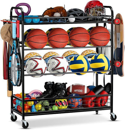 Garage Sports Equipment Organizer by EXTCCT