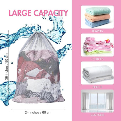 Berlune 30 Pack 24 x 36 Inches Large Mesh Bags - Image 2