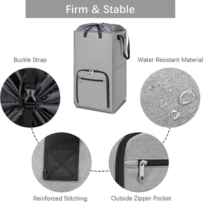Bukere Rolling Laundry Hamper - Image 5