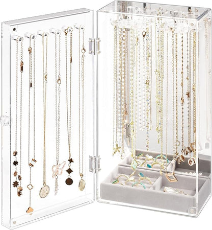 Lolalet Necklace Holder Organizer, Acrylic Jewelry Organizer by Lolalet