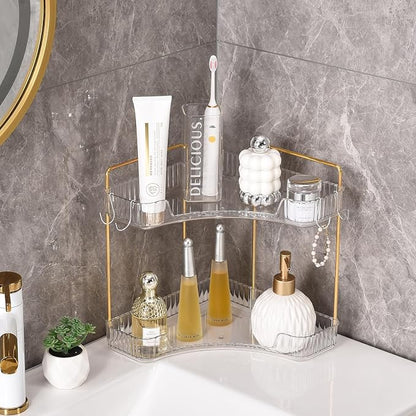 2 Tier Plastic Bathroom Sink Organizer - Image 6