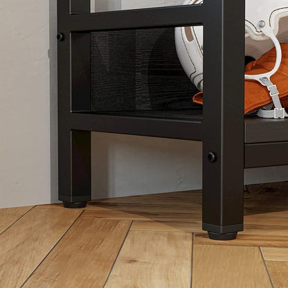 IRONCK Corner Bookshelf 5 Tiers, Industrial Corner Bookcase - Image 7