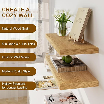 Fun Memories Floating Shelves 36 Inch Long, Deep Floating Shelf - Image 5