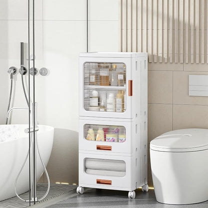 VECELO Narrow Bathroom Storage Cabinet - Image 2