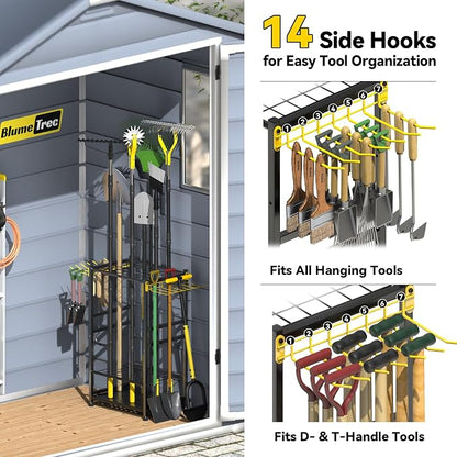 Garden Tool Organizer, Up 48 Long Handle Tool, Garage Storage and Organization - Image 4