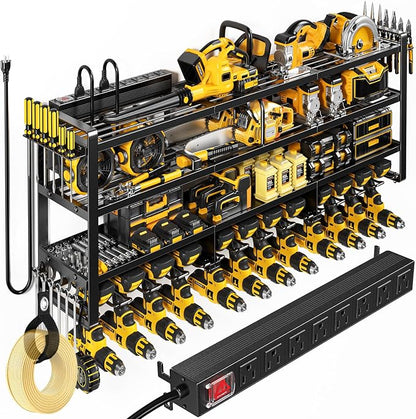 49.5" W Large Power Tool Organizer Wall Mount by POKIPO