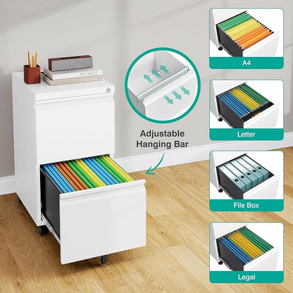 SISESOL 2 Drawer File Cabinet - Image 5