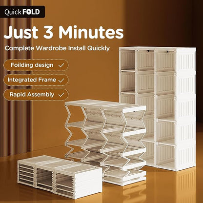 ANTBOX Portable Wardrobe Closet Storage Organizer - Image 2