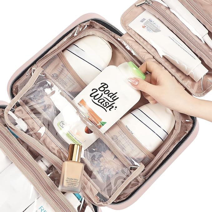 NISHEL Travel Toiletry Bag for women, Portable Hanging Organizer for - Image 6