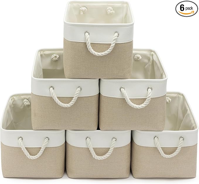 15x11x10 In Foldable Fabric Large Storage Bins by VQRTEXAStorageBasket