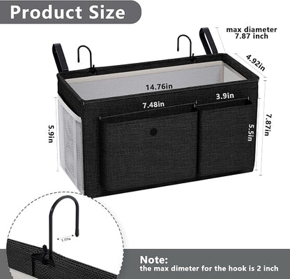 Bedside Caddy Bedside Storage Hanging Organizer - Image 3