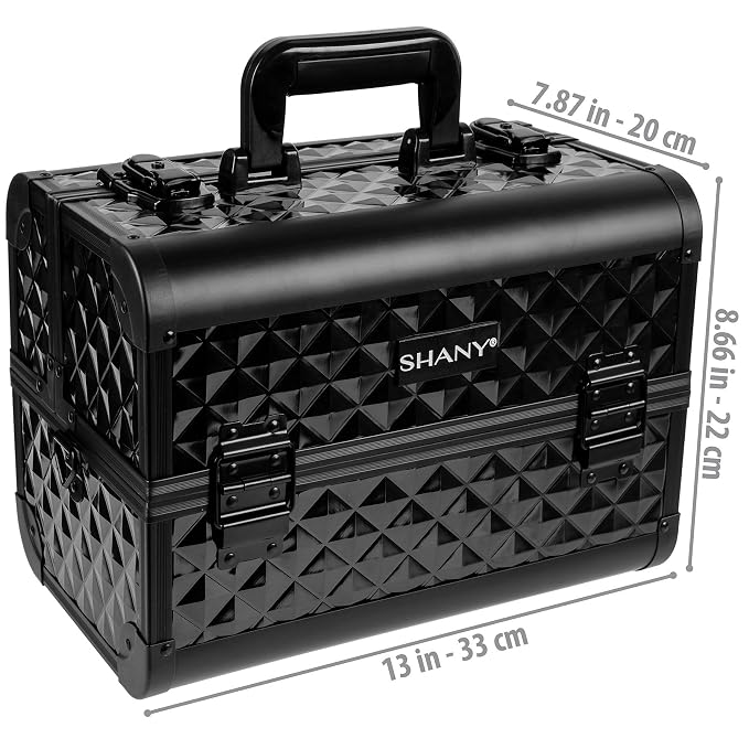 SHANY Premier Fantasy Professional Makeup Train Case Cosmetic Box Portable Make - Image 4