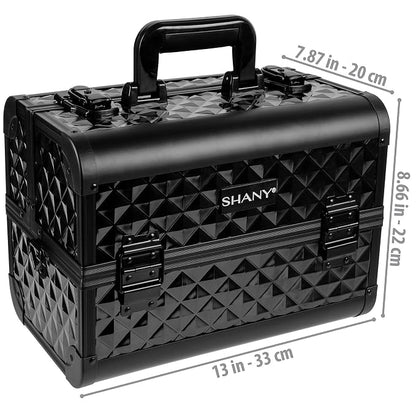 SHANY Premier Fantasy Professional Makeup Train Case Cosmetic Box Portable Make - Image 4