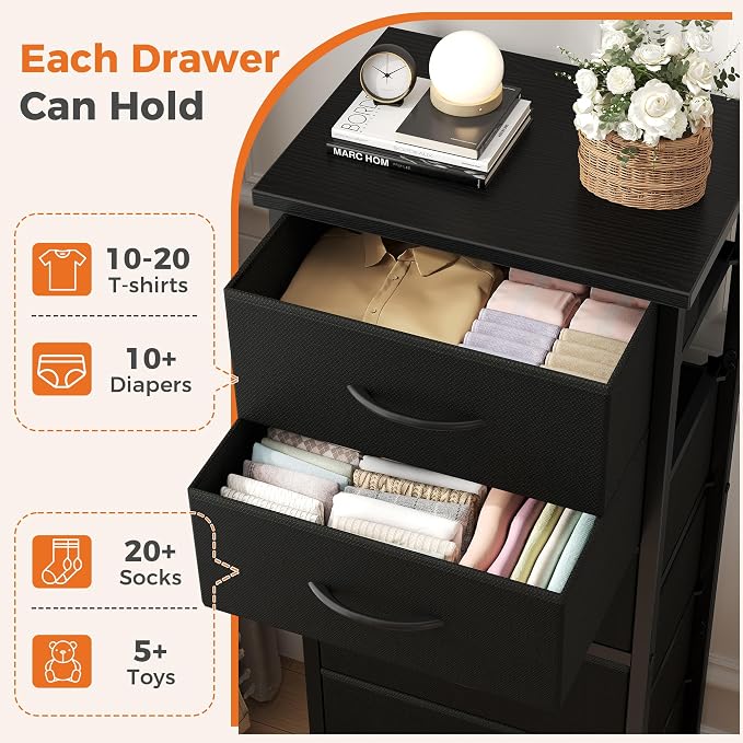 Sweetcrispy Tall Fabric Dresser - Image 4