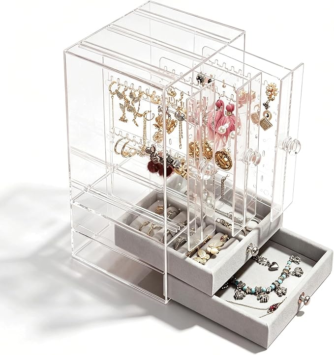 DOZZZ Acrylic Jewelry Organizer Box by DOZZZ