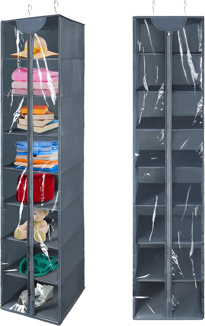 8 Tier Clear PVC Hanging Organizer by coastalrose