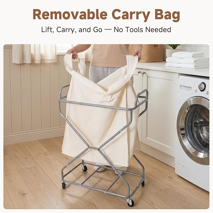 StorageWorks 2 Section Laundry Sorter - Image 5