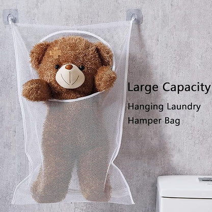 Hanging Laundry Hamper Bag, 2 Pack Over The Door Hanging Laundry Bag, 30 x 20 - Image 4
