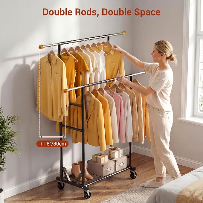 Rolling Garment Rack - Image 2