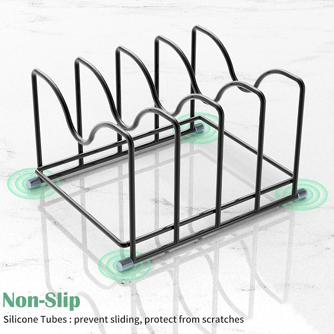 Pot Lid Organizer Rack, 1.6in Wide Cutting Board Organizer - Image 7