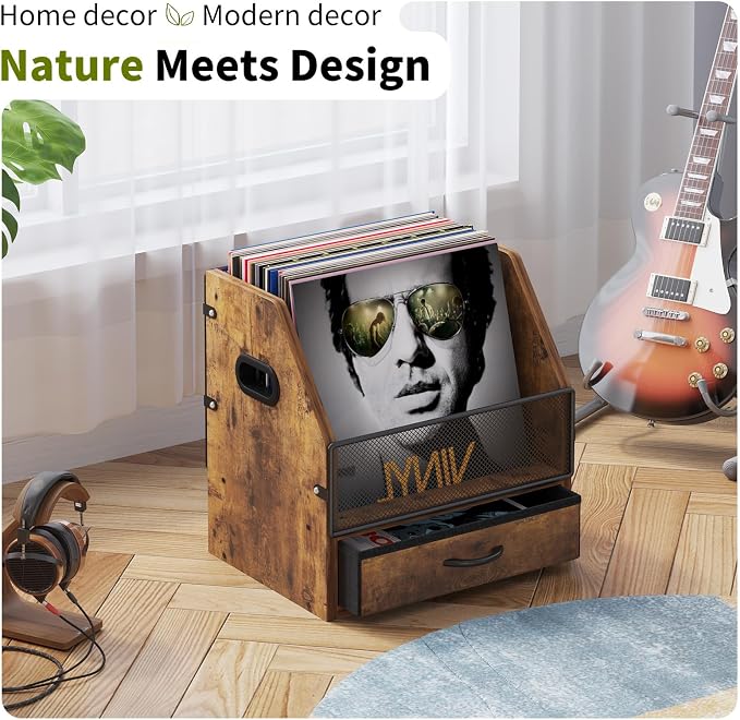 Vinyl Record Storage Crate - Image 7