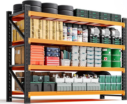 Letaya 4000LBS Heavy Duty Storage Shelves, 4 Tier Large Tall Industrial Shelving by LetayaMetalCabinets