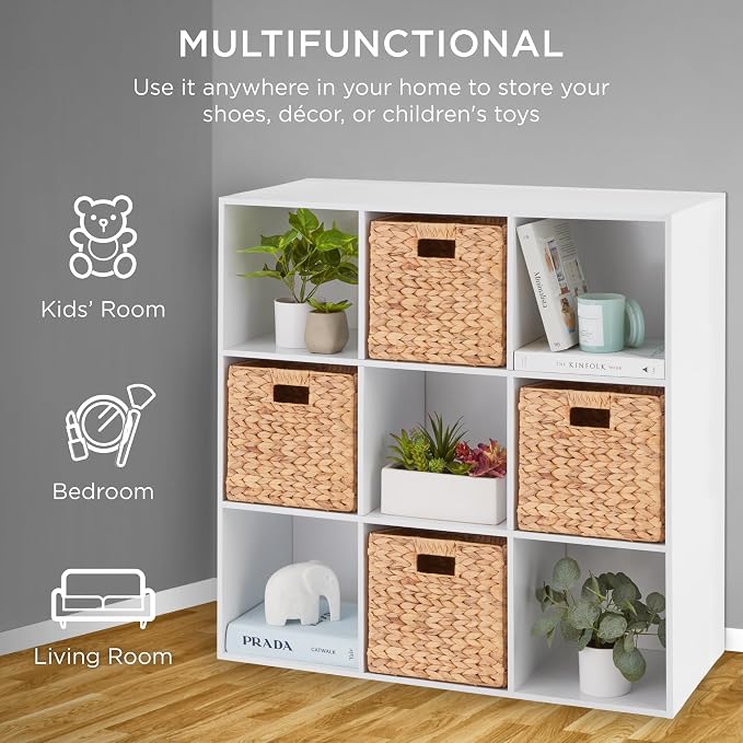 Best Choice Products 9-Cube Storage Organizer, 13.5in Shelf Opening, Display - Image 4