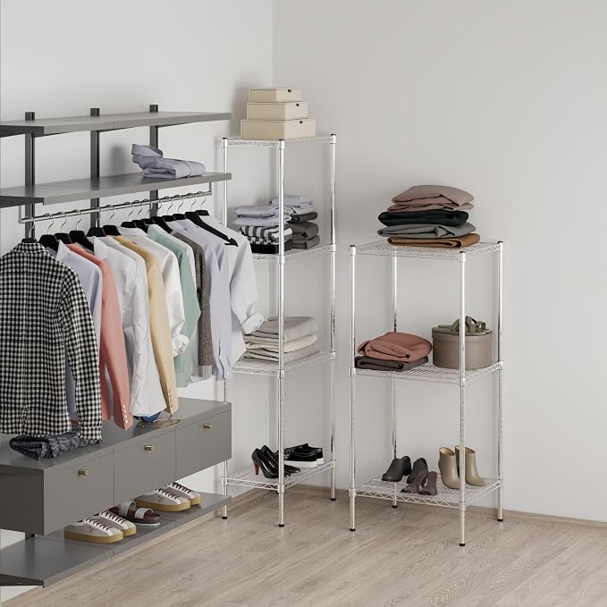 21" Deep x 24" Wide x 54" Height Wire Shelving Kit | 3-Tier | NSF Commercial - Image 6