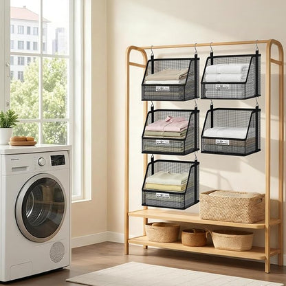 STORAGE MANIAC 3 Tier Hanging Closet Organizer - Image 9