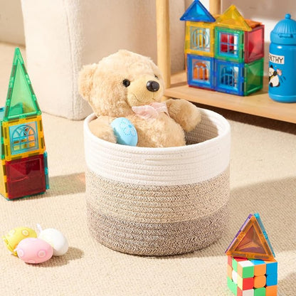 Small Basket for Organizing | Cube Shelf Closet Storage Baskets | 9.7×9.7×7.1” - Image 4