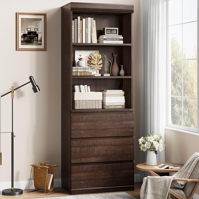 GarveeHome 70" Tall Bookcase by GarveeHome