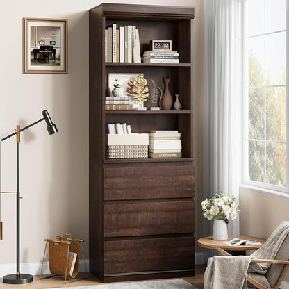 GarveeHome 70" Tall Bookcase by GarveeHome