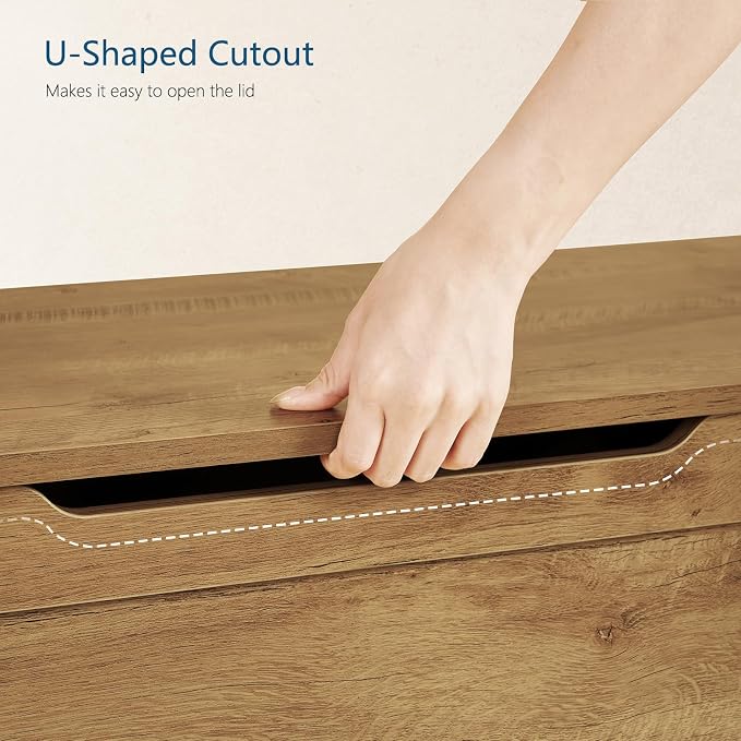 usikey 39.4” Storage Bench, Toy Box - Image 5