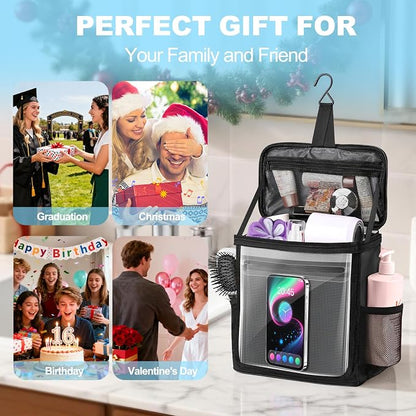 Hanging Shower Caddy Portable, Travel Toiletry Bag - Image 8