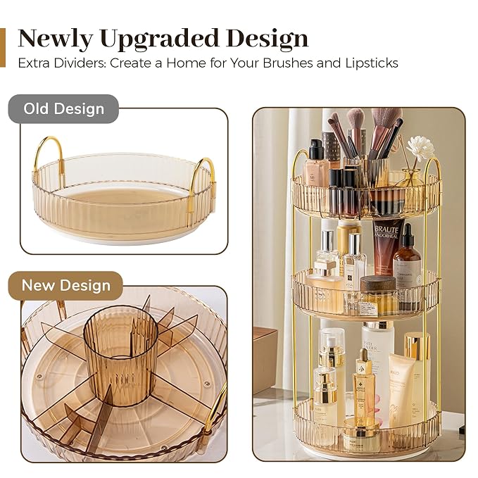 Aveniee 360° Rotating Makeup Organizer - Image 2