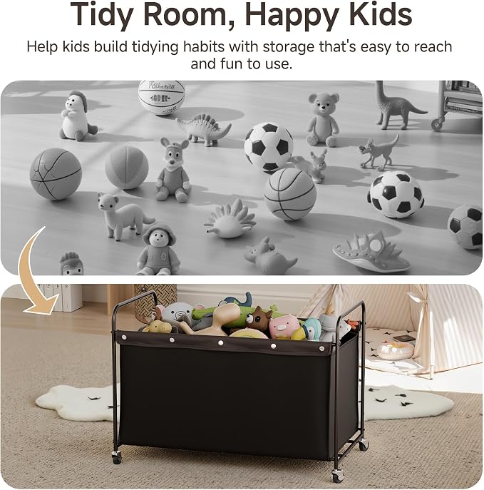 StorageWorks Toy Box with Wheels - Image 5
