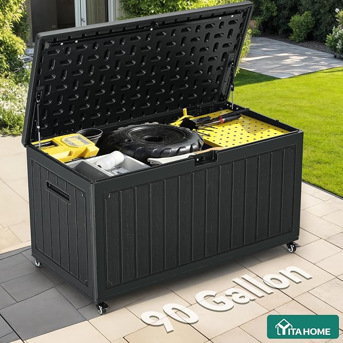 YITAHOME 90 Gallon Outdoor Storage Box - Image 6