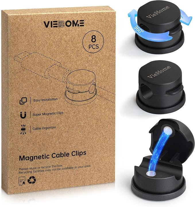 8 Pack Magnetic Cable Management Clips - Image 6