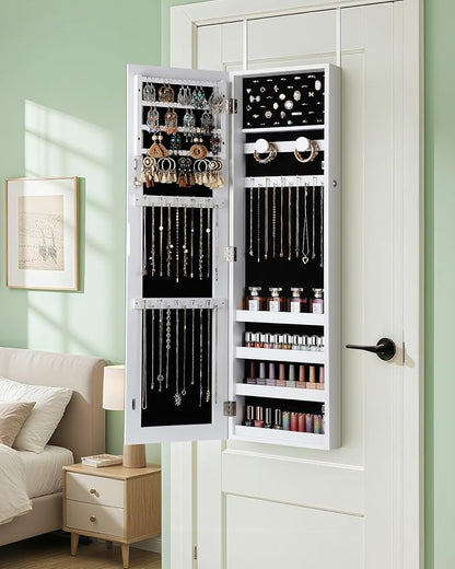 Nicetree Mirror Jewelry Cabinet, Jewelry Armoire - Image 4