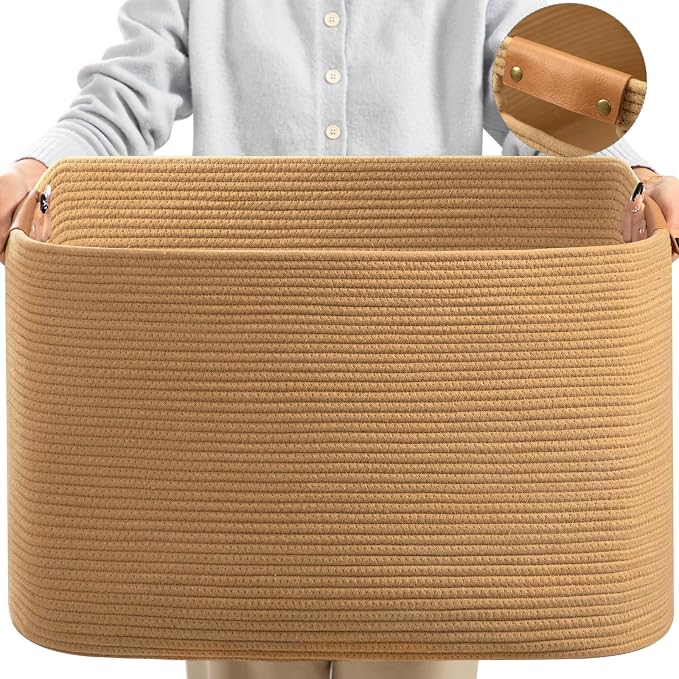 danpinera 108 L Blanket Basket for Living Room, Toy Basket by danpinera