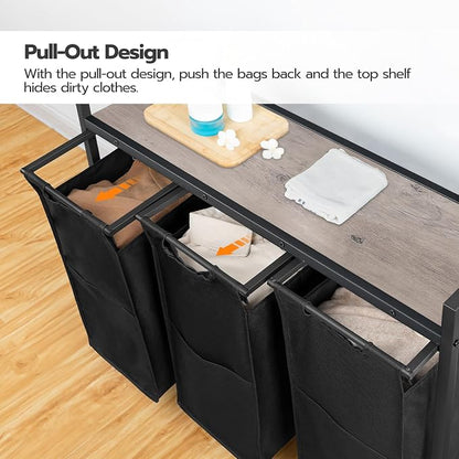 HOOBRO Laundry Sorter 3 Section, Laundry Hamper - Image 5