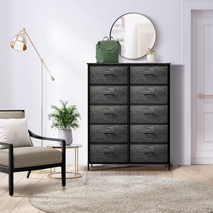 Sorbus Dresser with 10 Faux Wood Drawers - Image 2