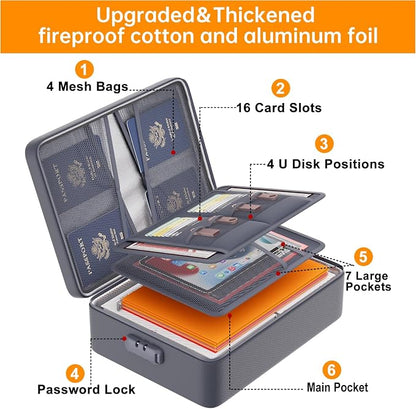 DocSafe 5200°F Fireproof Document Organizer Box - Image 9
