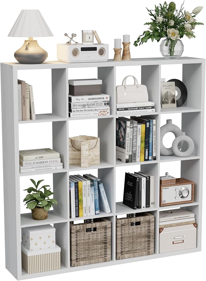 VDNEND Cube Storage Organizer Bookcase, Decorative 11 inch Open Back Cubical by VDNEND