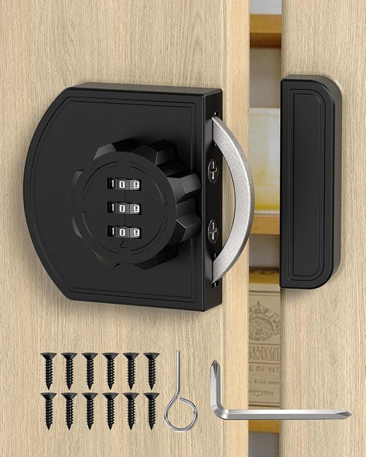 180 Degree Combination Cabinet Lock, Keyless 3 Digit Password Lock, Anti Pry by BiceNoning