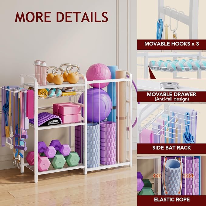 Garage Sports Equipment Organizer, Ball Storage - Image 2
