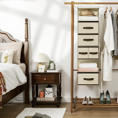 GRANNY SAYS Hanging Closet Organizers and Storage 6 Shelves, Closet Hanging - Image 9